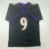 Autographed/Signed Justin Tucker Baltimore Black Football Jersey JSA COA by Hall of Fame Sports Memorabilia