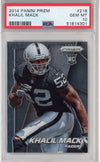 Graded 2014 Panini Prizm Khalil Mack #218 Rookie RC Football Card PSA 10 Gem Mint