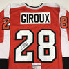 Autographed/Signed Claude Giroux Philadelphia Orange Hockey Jersey JSA COA