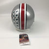 Autographed/Signed Carlos Hyde Ohio State Buckeyes Full Size FS F/S Replica College Football Helmet JSA COA
