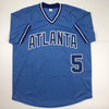Autographed/Signed Bob Horner Atlanta Light Blue Baseball Jersey JSA COA