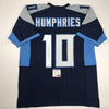 Autographed/Signed Adam Humphries Tennessee Dark Blue Football Jersey PSA/DNA COA