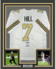 Framed Autographed/Signed Taysom Hill 35x39 New Orleans Color Rush Football Jersey Beckett BAS COA