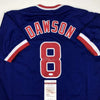 Autographed/Signed Andre Dawson Chicago Blue Baseball Jersey JSA COA by Hall of Fame Sports Memorabilia