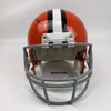Autographed/Signed Jim Brown Cleveland Browns Full Size FS F/S Replica Football Helmet Beckett BAS COA