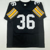 Autographed/Signed Jerome Bettis Pittsburgh Black Retro Football Jersey JSA COA
