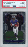 Graded 2020 Panini Prizm JK J.K. Dobbins #379 Rookie RC Football Card PSA 10 Gem Mint