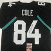 Autographed/Signed Keelan Cole Jacksonville Black Football Jersey JSA COA
