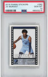 Graded 2019-20 Panini NBA Stickers Ja Morant #382 Rookie RC Basketball Card PSA 10 Gem Mint