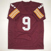 Autographed/Signed Sonny Jurgensen HOF 83 Washington Burgundy Football Jersey JSA COA