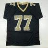Autographed/Signed Willie Roaf HOF 2012 New Orleans Black Football Jersey JSA COA by Hall of Fame Sports Memorabilia