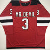 Autographed/Signed Ken Daneyko New Jersey Red Hockey Jersey JSA COA by Hall of Fame Sports Memorabilia