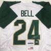Autographed/Signed LeVeon Le'Veon Bell Michigan State White College Football Jersey PSA/DNA COA