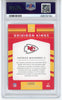 Graded 2017 Panini Donruss Patrick Mahomes II #2 Gridiron Kings Rookie RC Football Card PSA 9 Mint