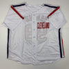 Autographed/Signed Charlie Sheen Wild Thing Ricky Vaughn Major League Movie Baseball Jersey Beckett BAS COA