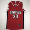 Autographed/Signed Stephen Steph Curry Davidson Wildcats Red Basketball Jersey JSA COA/LOA