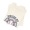 United by Baseball Tee | Patriotic Baseball Shirt, Vintage Red White Blue by Tristan’s Treehouse