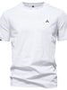 Men's Embroidered Round Neck T-Shirt