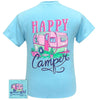 2258 Happy Camper Summer Camping RV Short Sleeve Tee by DoodleBug's
