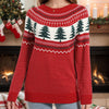 Women's Casual Pine Pattern Sweater by FitiqueFit