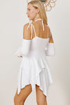 Tie Shoulder Layered Mini Cami Dress