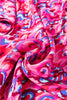Pink Abstract Print V Neck Half Sleeve Loose Fit Tunic Blouse by Wild and Free Boutique