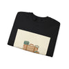 Vintage Travel Postcard Sweatshirt | travel stamps, wanderlust design by Tristan’s Treehouse