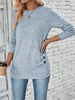 Casual Decor Button Long Sleeve T-Shirt by Simply Love