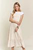 New Summer Smocked Floral Ruffled Hem Cami Dress – Feminine, Charming, Playful, Perfect for Warm Weather and Casual Outings by Stevvex