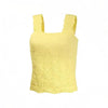 Women's Pleated Figure-flattering Square-neck Camisole by FitiqueFit
