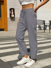 Elastic Waist Tapered Pants