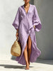 Women's Batwing Sleeve Loose Maxi Resort Dress by FitiqueFit