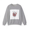 Weird Cupid Graphic Sweatshirt | quirky heart shirt, chaotic love design by Tristan’s Treehouse