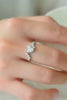1 Carat Moissanite Heart 925 Sterling Silver Ring by Wild and Free Boutique
