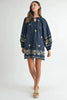 Embroidered Long Sleeve Peasant Mini Dress For Women – Embroidered Mini Dress, Long Sleeve Peasant Dress, Bohemian Dress, Casual Peasant Dress, Timeless Elegance Dress by Stevvex