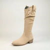 Chunky Heel Suede Riding Boots Women by FitiqueFit