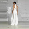 Women's Belted Pleated Jumpsuit – High-Waist Cinched Sleeveless by FitiqueFit