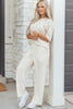 Rose Checkered Print Half Sleeve Tee 2pcs Lounge Pant Set by Wild and Free Boutique