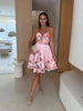 Women’s Fashionable Slim-Fit Printed Strap Dress by FitiqueFit