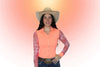 AeroTEQ Girls Wildflower Fever Mesh Pearl Snap Rodeo Shirt by Neon Spur