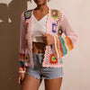 Hand-Crocheted Knitted Cardigan for Women by FitiqueFit