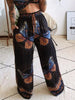 Boho Butterfly Print Top and Pants Set by Wild and Free Boutique