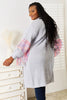Woven Right Fringe Sleeve Dropped Shoulder Cardigan by Wild and Free Boutique