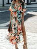 Floral Half Sleeve Dress Classic & Elegant Everyday Style Dress Timeless Dress For Summer by Stevvex