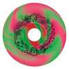 Slime Balls Big Balls Pink Green Swirl 65mm 97a Skateboard Wheels