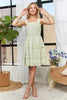 New Summer Smocked Ruffled Wide Strap Mini Dress – Feminine, Chic, Stylish, Comfortable, Perfect for Casual Days and Special Occasions by Stevvex