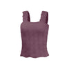 Women's Pleated Figure-flattering Square-neck Camisole by FitiqueFit