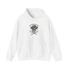Western Skull Art Hoodie | gothic Americana, desert noir design by Tristan’s Treehouse