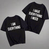 Couples with short sleeve t-shirts by FitiqueFit