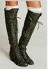 Women’s Over-the-Knee Boots – Round Toe Stylish Tall Winter Boots by FitiqueFit